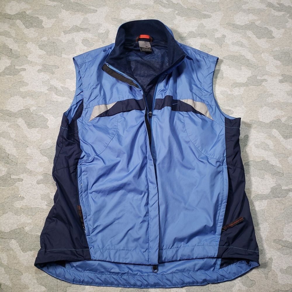 Nike Vest Womens Medium Blue Lightweight Mesh Lined‎